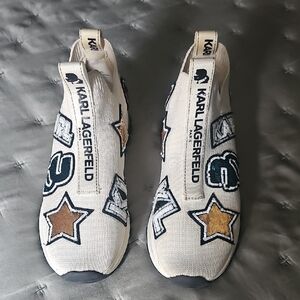 Karl Lagerfield Emblished Stretch Shoes S, 6